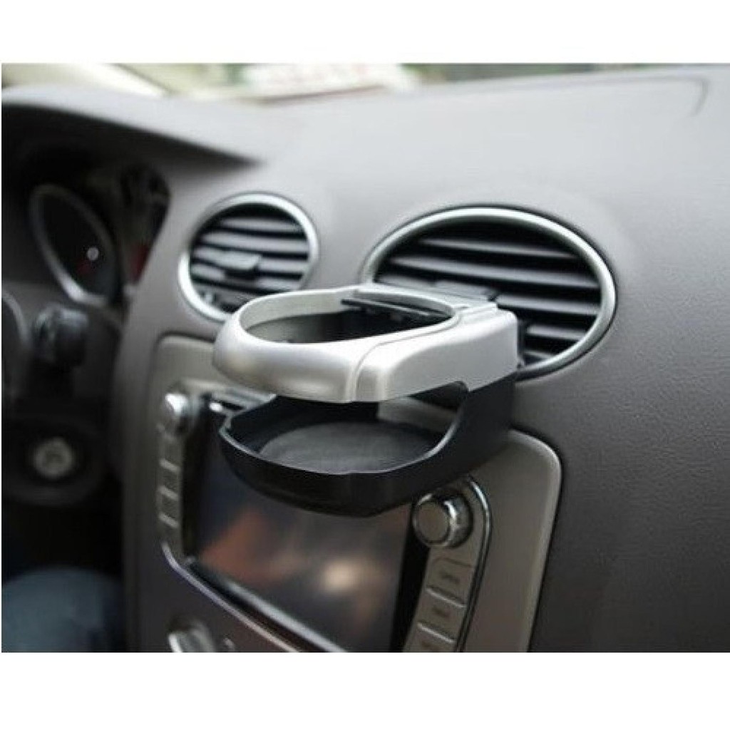 Hengtu Car Air Vent Drink Holder Plastik Tempat Minuman Kaleng Mobil Tempat Penyimpanan Strategis