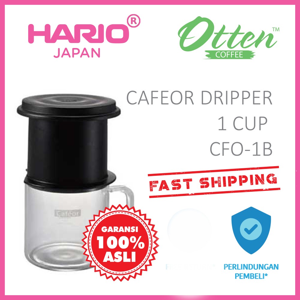 Jual Hario Cafeor Dripper 1 Cup CFO1B Shopee Indonesia