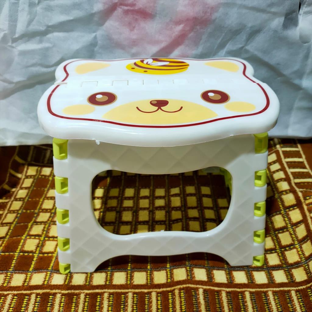 Bangku Lipat Anak GBR-03 Kursi Lipat Mini Plastik Foldable Chair