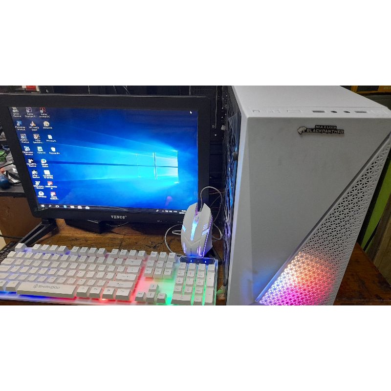 paket cpu core i5 ram 8gb lengkap Led monitor