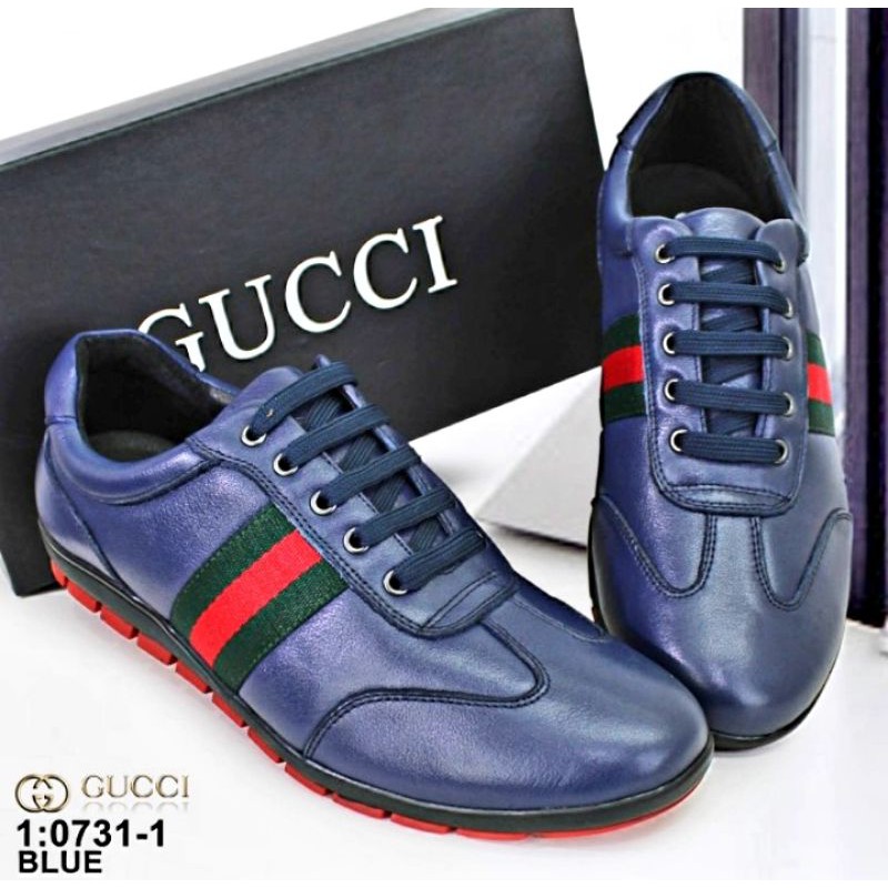 Sepatu Gucci Pria Premium Ori Leather