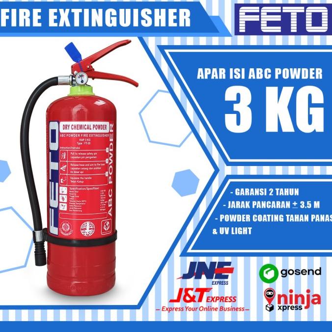 Alat Pemadam Kebakaran (Apar)3Kg - Feto