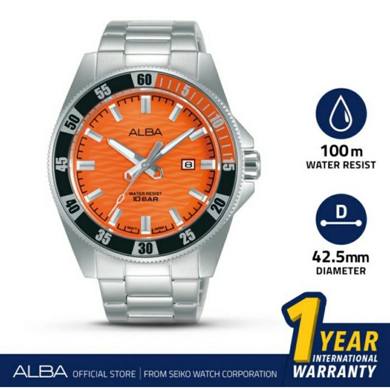 Alba AG8L93#AG8L93#AG8L93X1#jam tangan pria Alba ag8l93#man watch Alba Ag8L93X1#Alba AG8L93X1