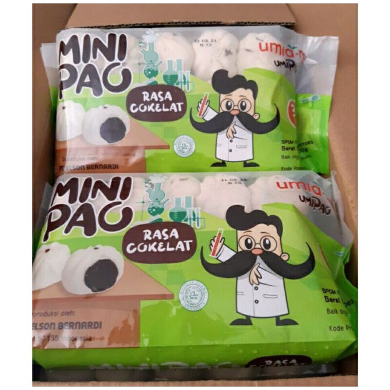 

bakpau minipau isi 30 rasa coklat 480gr - elfrozenfood