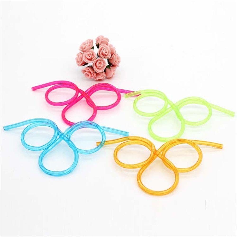 R-FLOWER Sedotan Anak Bentuk Bulat Modelling Fun Straws