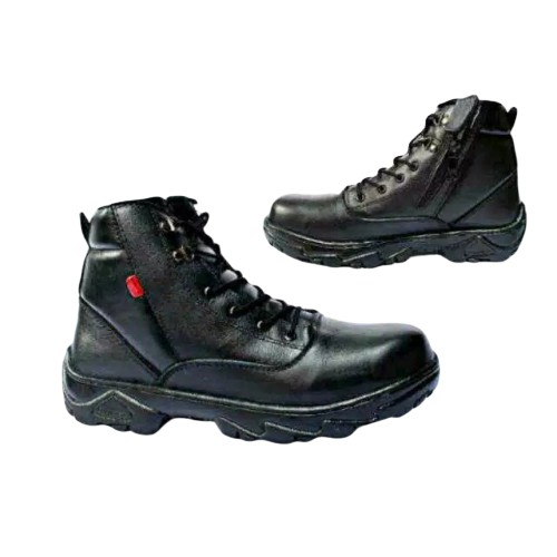 SEPATU BOOT PRIA TRACKING HIKING OUTDOOR SEPATU BOOT SAPETY PRIA BKS01 - HITAM 39-43