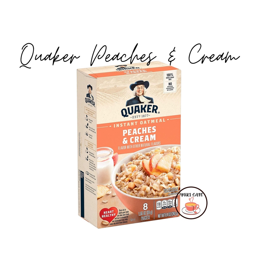 

OAT - QUAKER INSTANT OATMEAL PEACHES & CREAM
