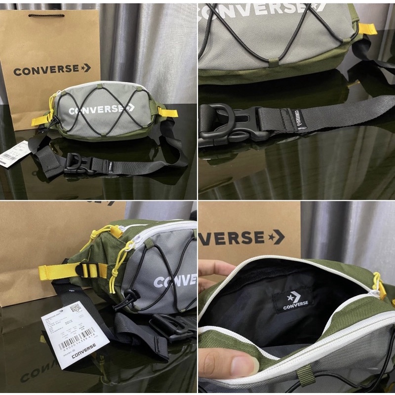 Converse Swap Out Waist Bag / Swapout Waistbag full tag With Paperbag / Tas Selempang Pria Wanite Unisex Converse