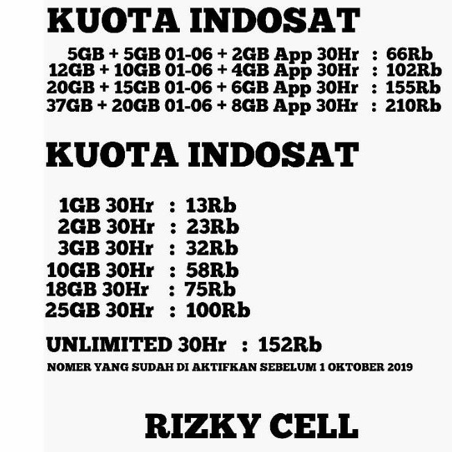 KUOTA INDOSAT INJECT