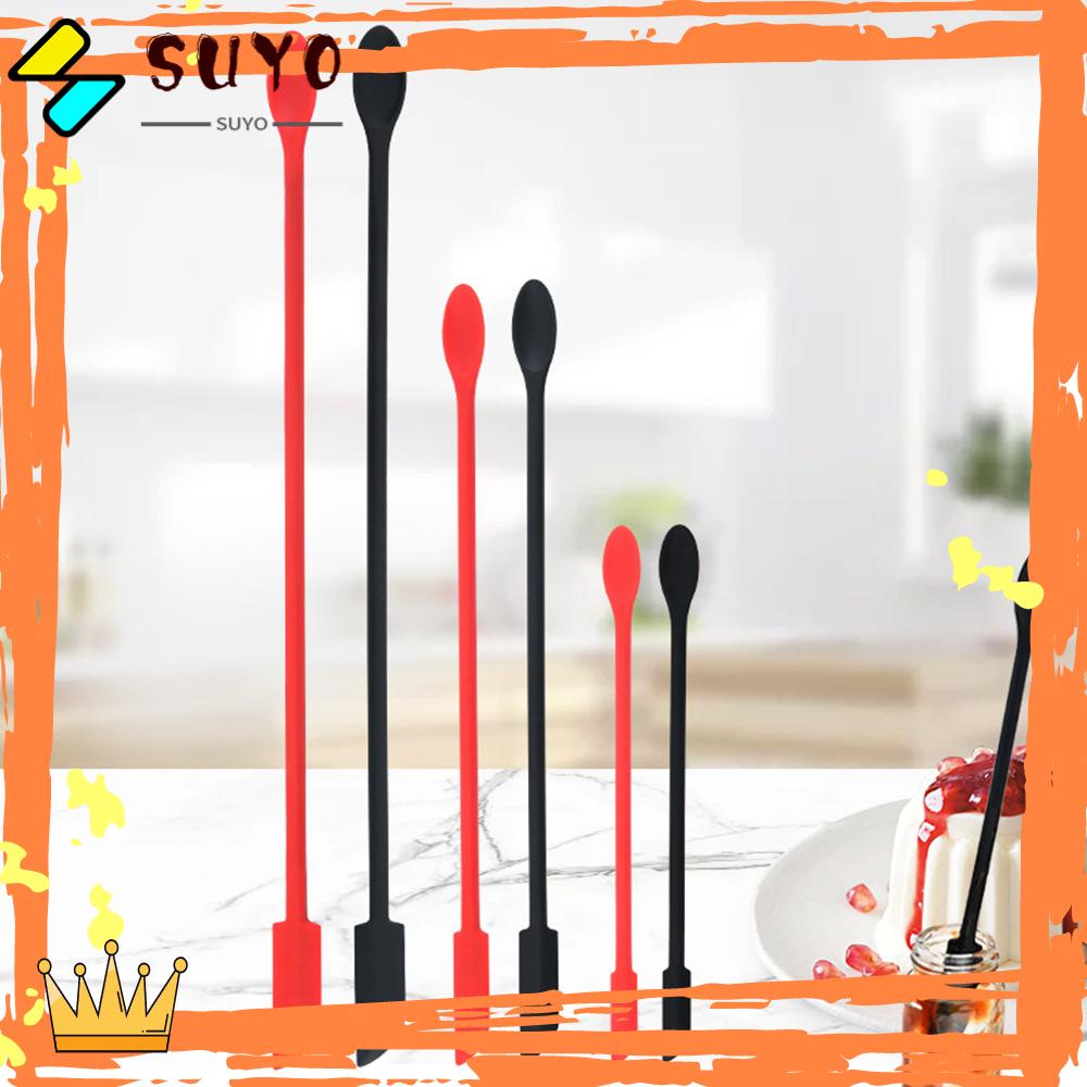 Suyo 3pcs / Set Spatula + Brush Flexible Untuk Peralatan Kosmetik / Makeup