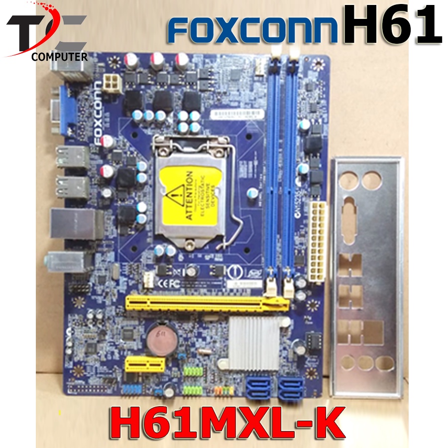 Mobo Intel LGA 1155 H61 Onboard Foxconn