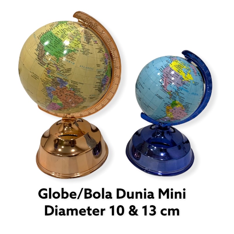 

Globe Bola Dunia Mini Diameter 10/13 cm [Promo Alat peraga Pendidikan ips]