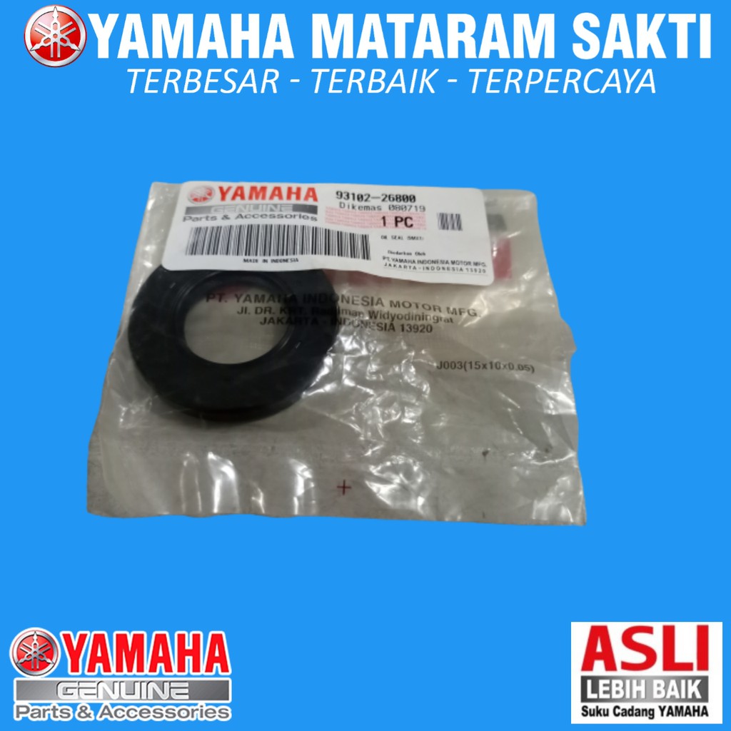 OIL SEAL / SEAL AS RODA BELAKANG  NOUVO, MIO, FINO, SOUL ORIGINAL / 93102-26800