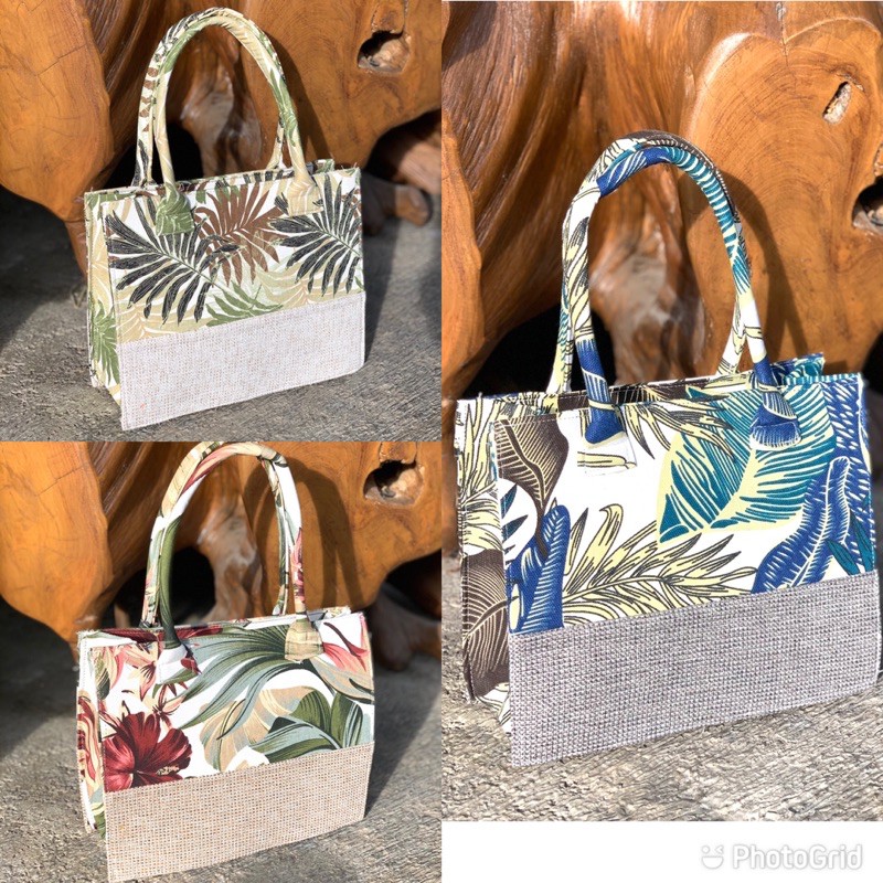 Hand Bag mini kanvas komb goni Khalia