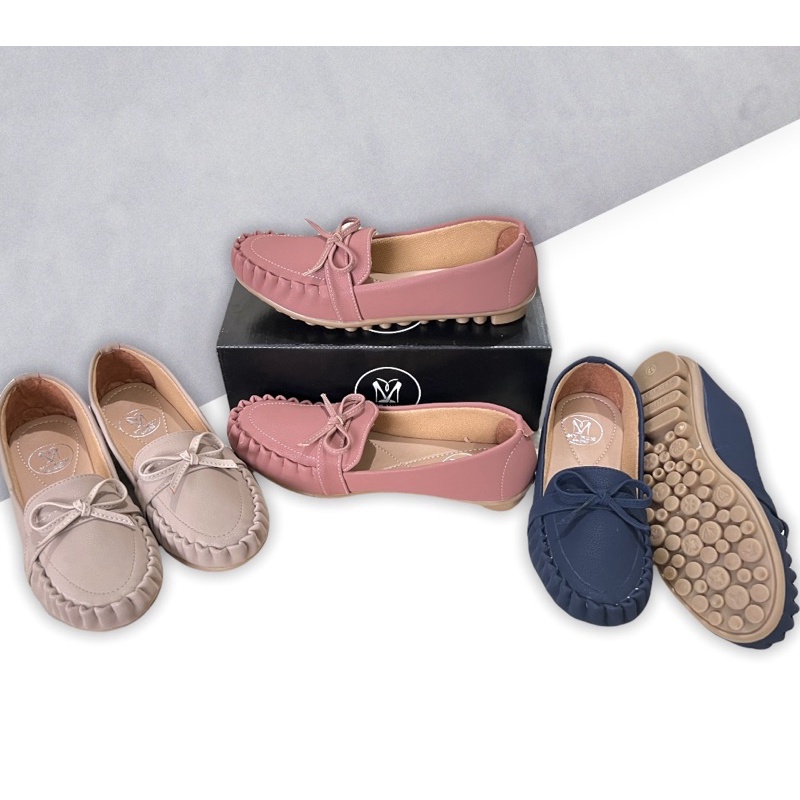 Mym2m Byone Sepatu Flat Wanita Balet Flatshoes Sol karet