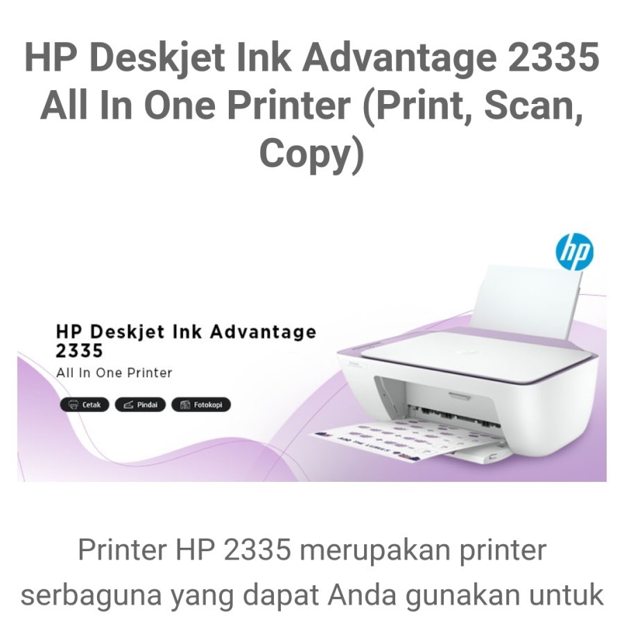 PRINTER HP 2335 ( PRINT,SCAN,COPY}