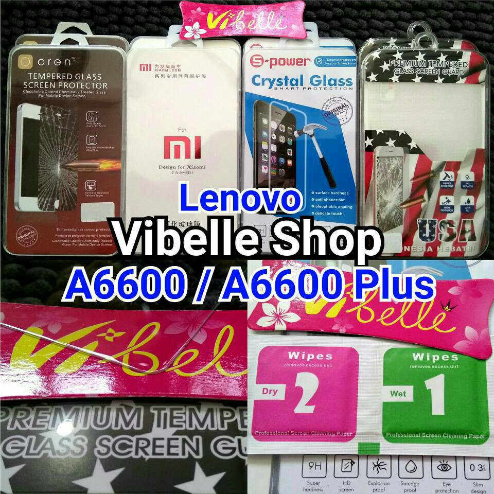 TEMPERED GLASS LENOVO A6600 A6600 Plus Screen Guard Anti Gores Kaca