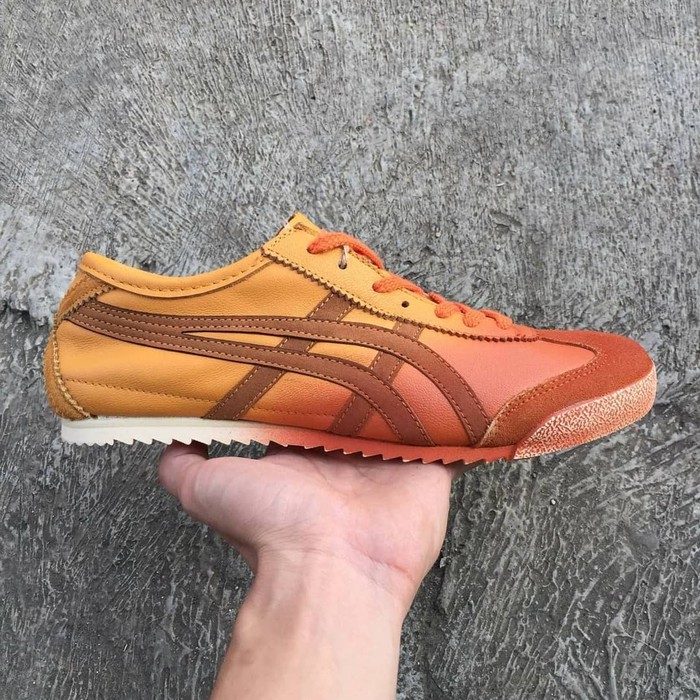 Sale Sepatu Asics Onitsuka Tiger 66 Deluxe "Orange Brown" Premium Original