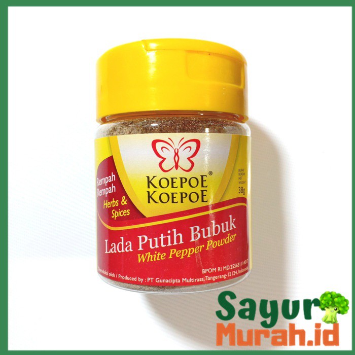 

Lada Putih Bubuk Koepoe 38gr | Merica