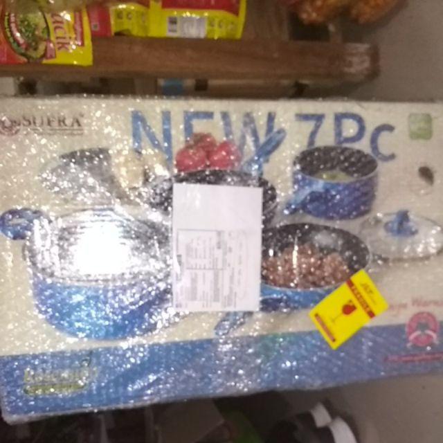 Asli Supra Panci Set 7 Pcs Plus Steamer Rosemary - Wajan Warna 7pc