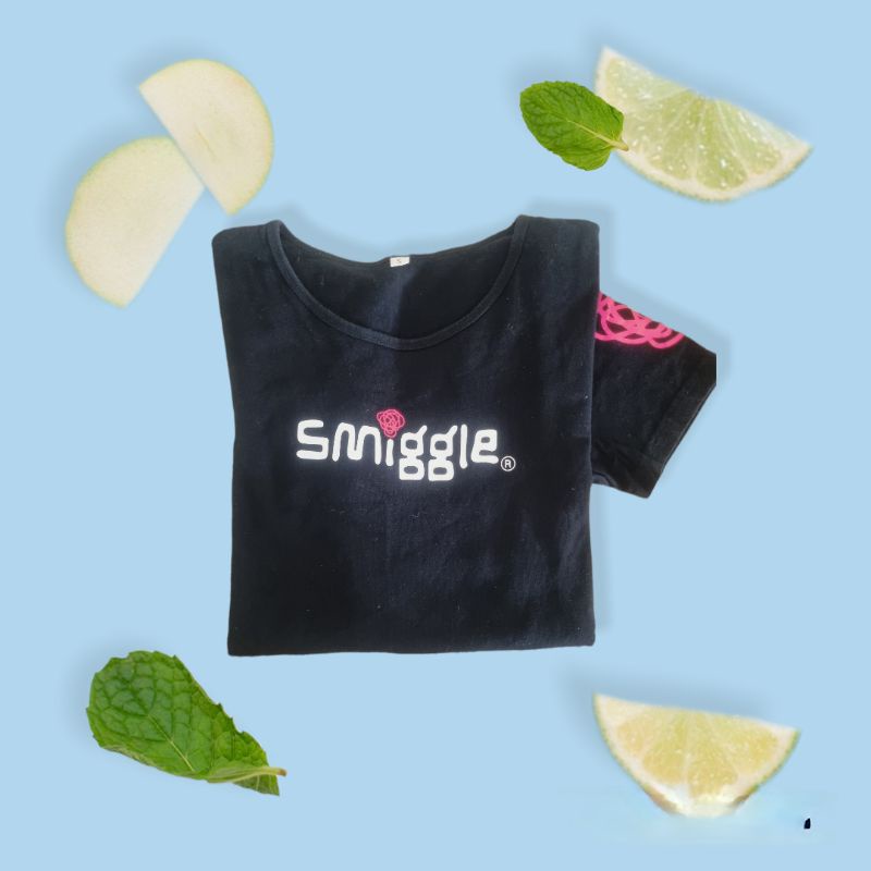 tshirt smiggle kaos smiggle crew preloved