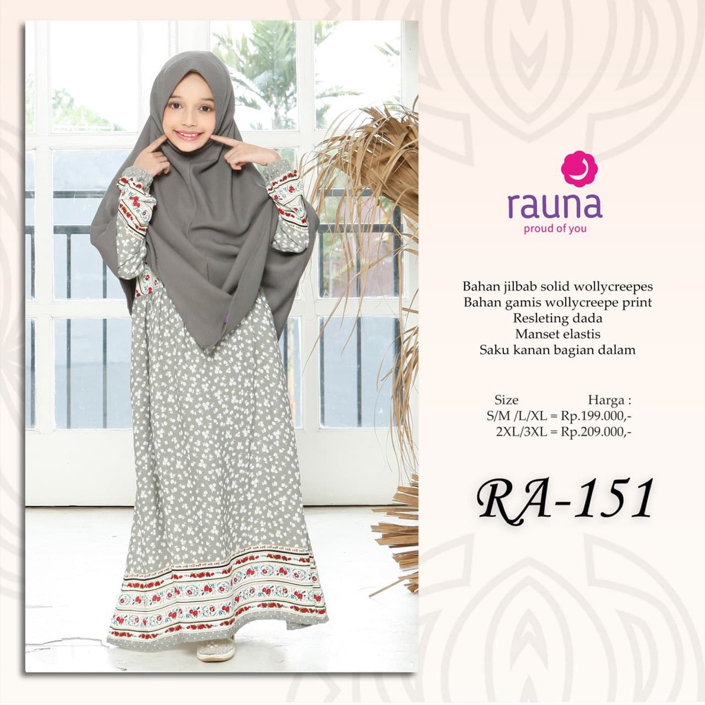 Busana Muslim Couple Keluarga / Rauna -RK-151 / Fashion Muslim