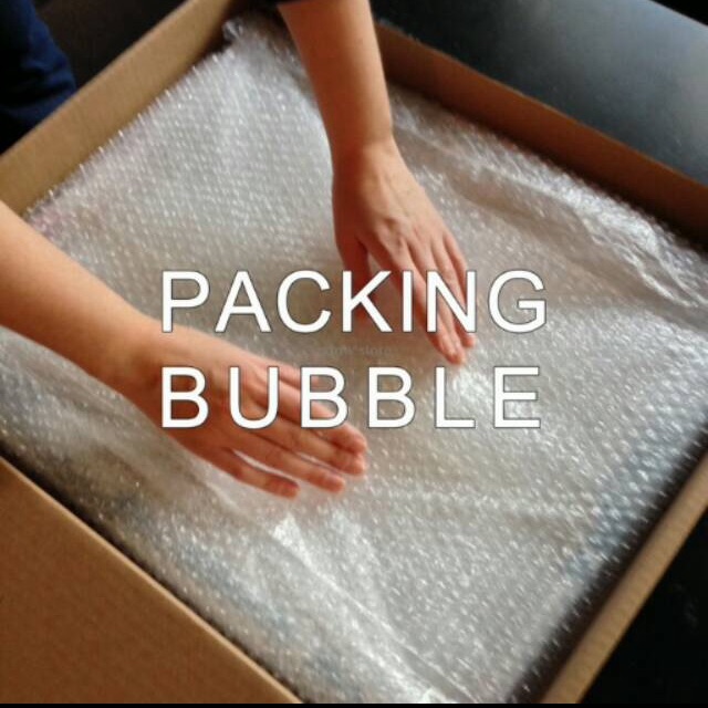 

Klik untuk packing dengan bubble wrap