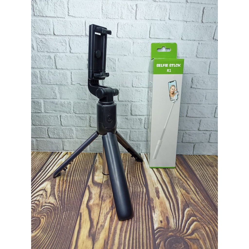 Tripod R1/ Tripod + Tongsis Wireless/ Tripod + Selfie Stick Bluetooth Remote Control/Selfie Stick Tripod 360°