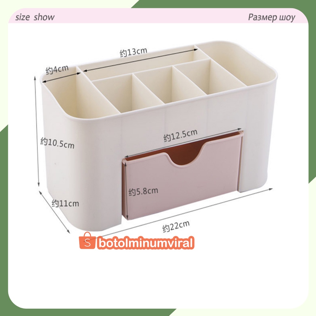 Rak Kosmetik Plastik Mini / Rak Perhiasan / Organizer Kosmetik Multifungsi PREMIUM