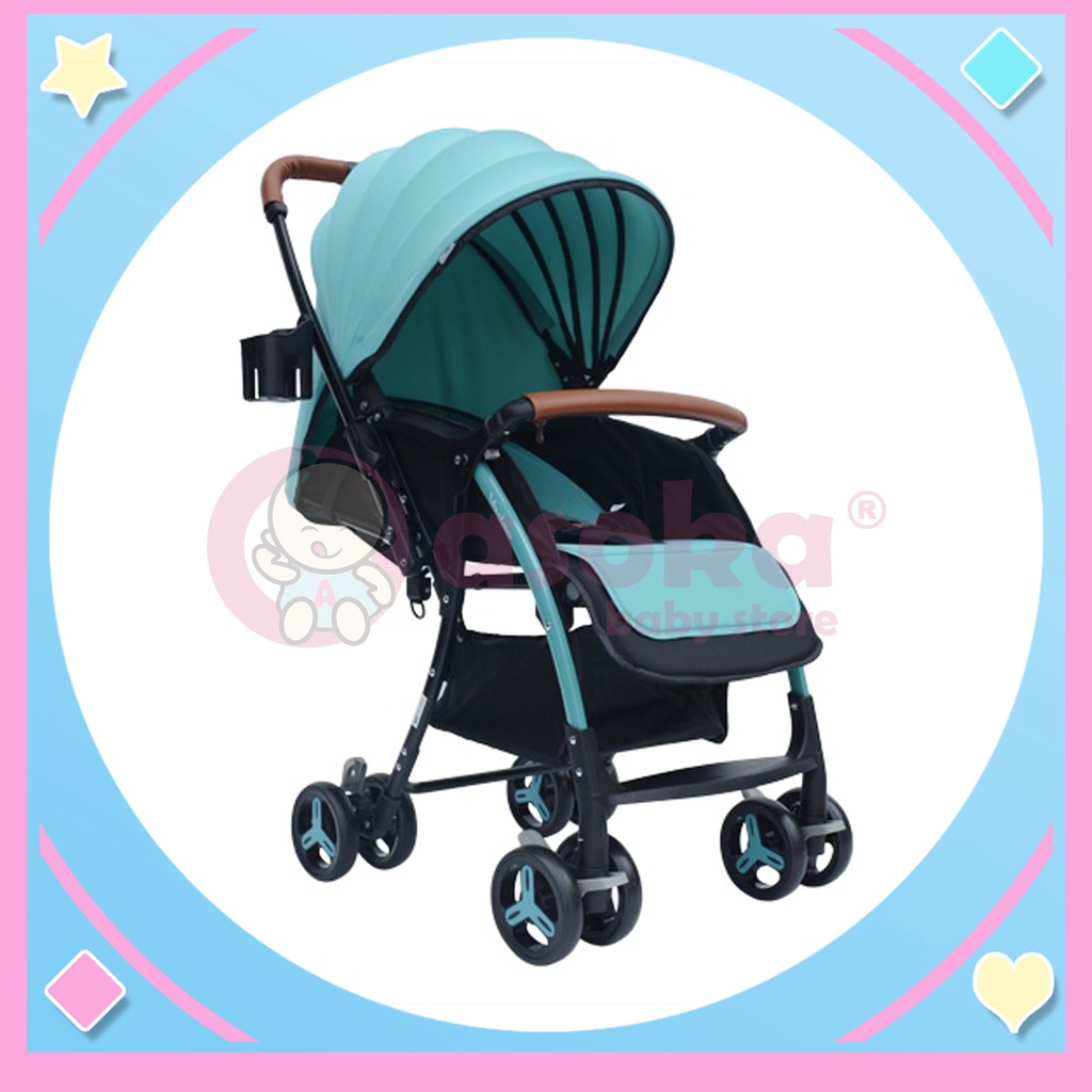 Stroller Baby Chris &amp; Olins Vadso A817 Reversible Handle - Kereta Dorong Bayi ASOKA