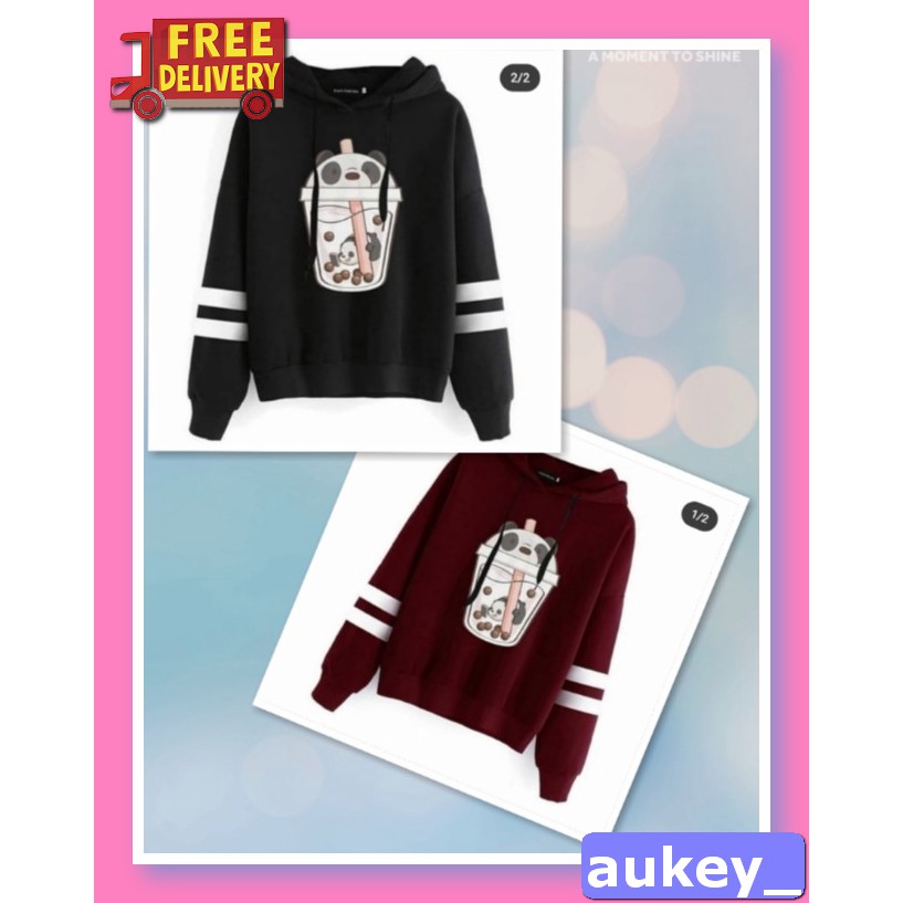 Sweater Wanita Borfend Jaket Original Best Promo(Cod) Longgar Bf  ZR133 Davefashion - Sweater Hodie