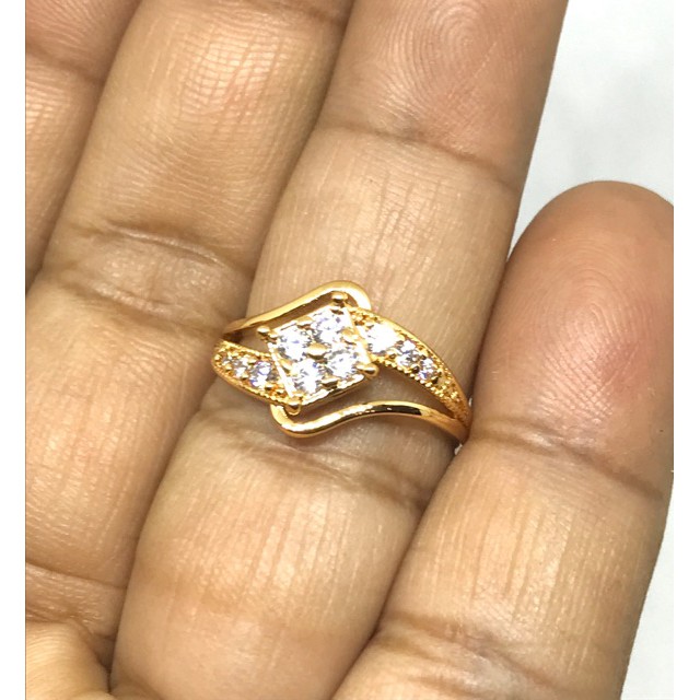 Cincin wanita permata cincin lapis emas cincin fasion wanita cincin perhiasan wanita