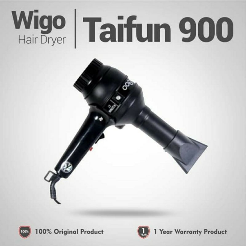 Hairdryer Wigo Taifun 900 Profesional Hair Dryer Pengering Rambut Salon