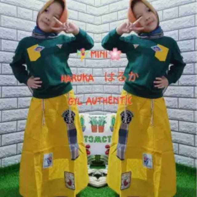 Gamis haruka set kids