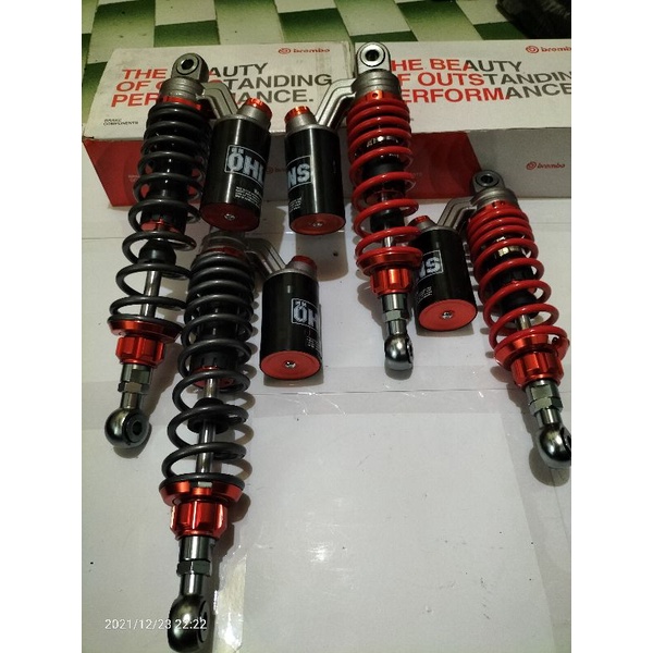 shockbreaker shock tabung  model Ohlins ukuran 280mm,320mm,340mm Jupiter Vega ZR RX king Tiger Mega 