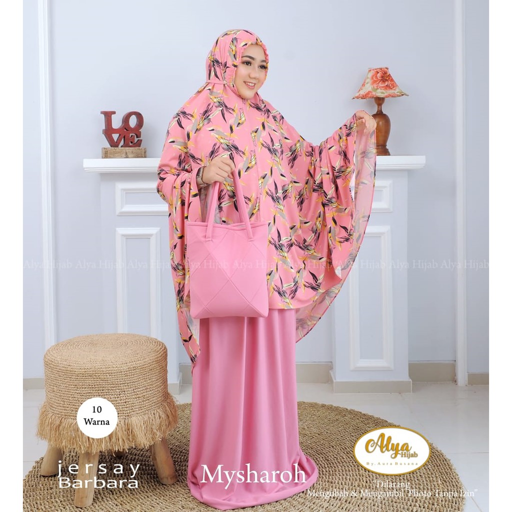 Mukena Jersey Barbara Premium