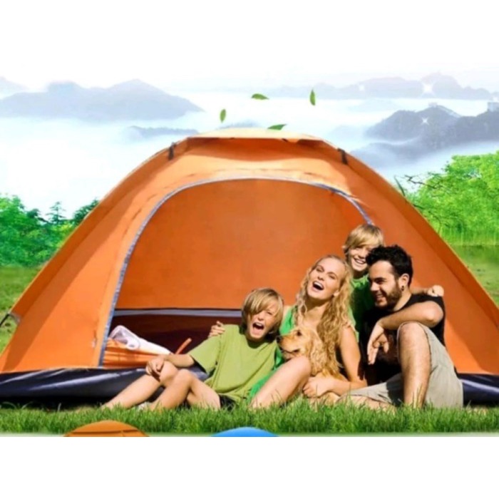 Tenda Camping Outdoor &amp; Indoor Kapasitas 1-5 Orang Grosir