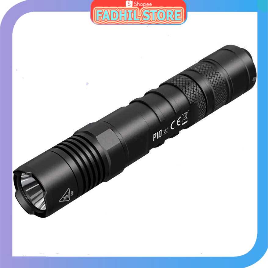Senter Camping NITECORE P10 V2 Senter LED CREE XP-L2 V6 1100 Lumens