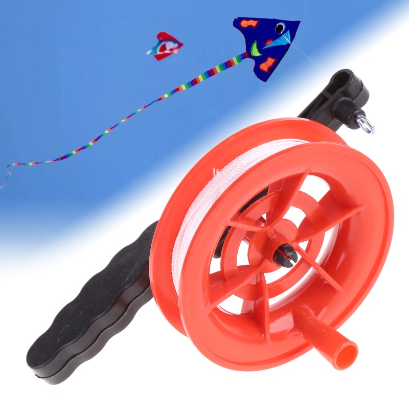 Mary Outdoor Bearing Wheel Alat Penggulung Layangan Reel Handle Line String 60M Winder