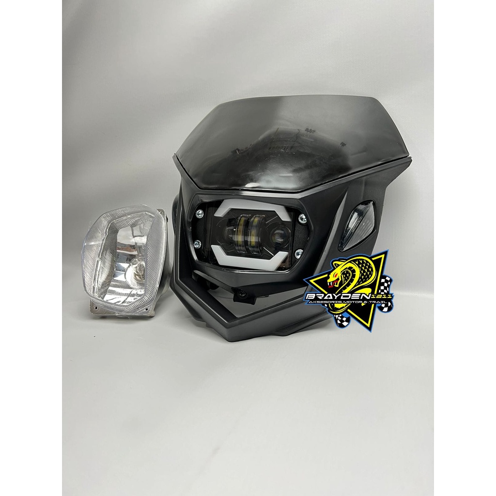 Headlamp reflektor polisport polysport klx 150 crf 150 L batok lampu depan klx BF Dtracker wr155 trail