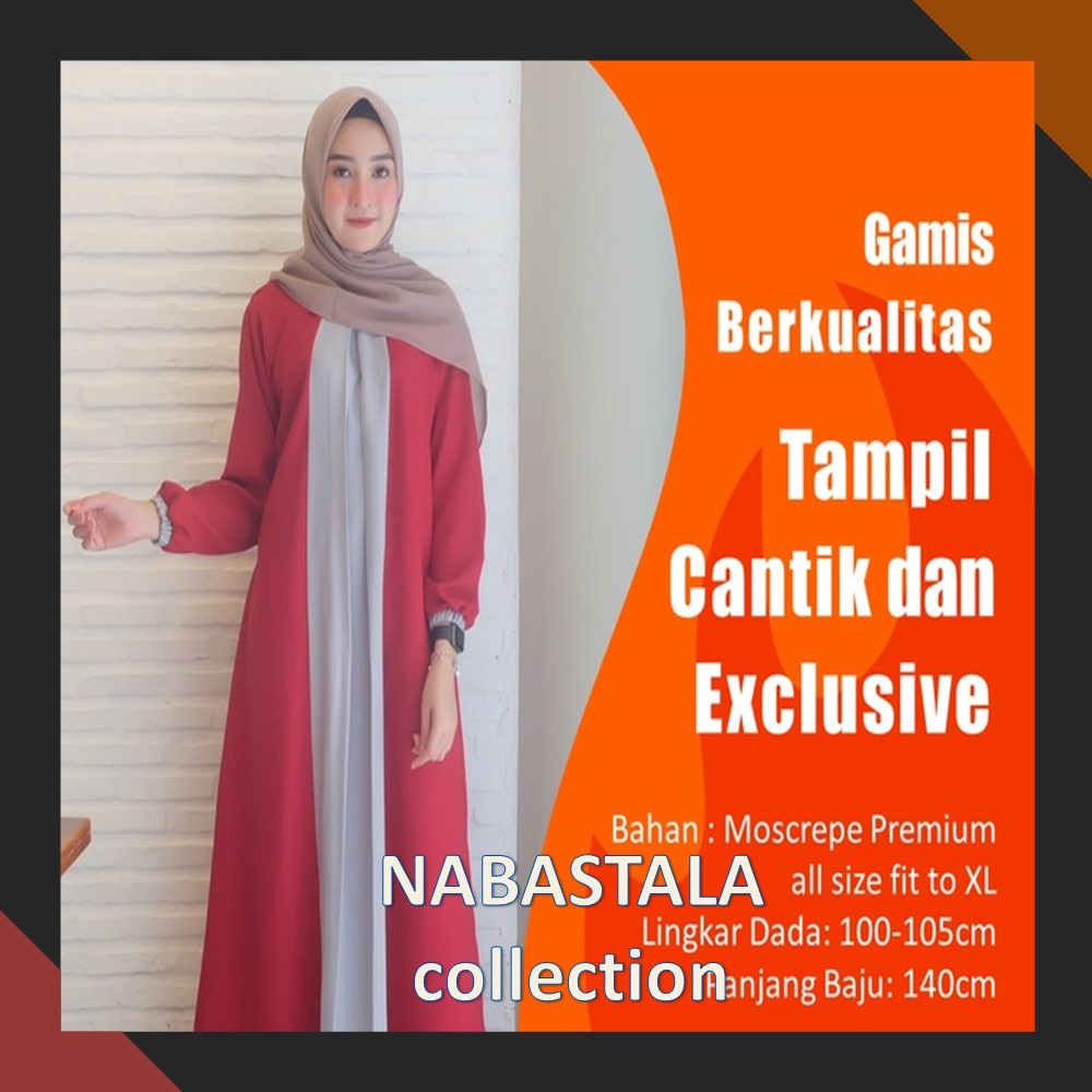 Baju Gamis Pesta Syari Wanita