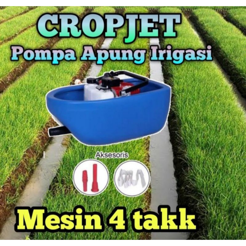 Penyiram Tanaman Bawang Merah | Floating Water Pump 4 Tak | Pompa Apung Irigasi | Penyemprot Air