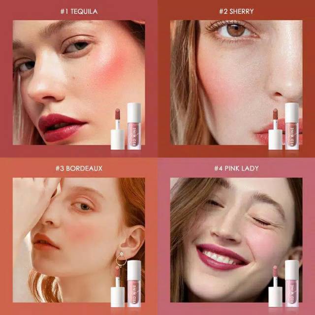 blush on FOCALLURE // FOCALLURE RED WINE BLUSHER // jual blush on FOCALLURE