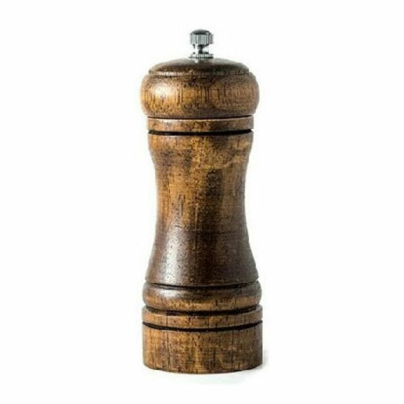 Penggiling Biji Lada Manual Spice Pepper Mill Grinder 5 Inch Gp305 Brown