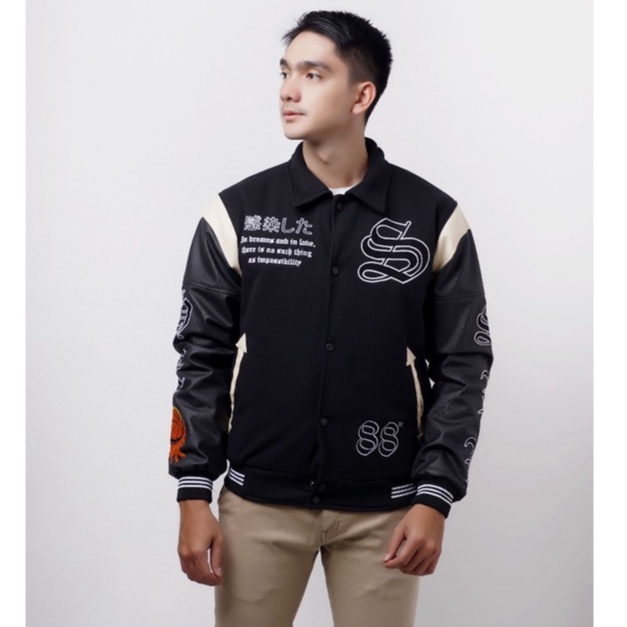 VARSITY JACKET BASEBALL PRIA PREMIUM FULL BORDIR