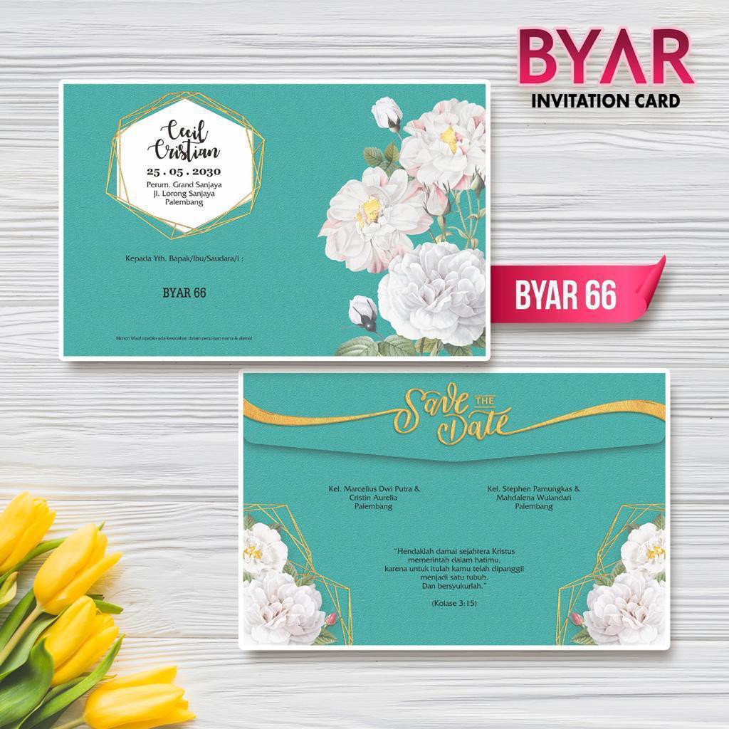 Blangko Undangan Pernikahan / Undangan Khitan seri Byar 66