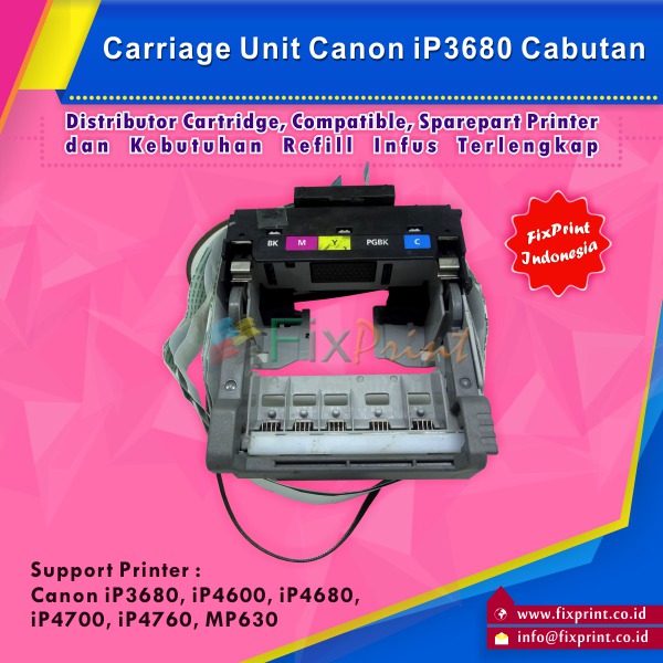 Carriage Unit Canon ip3680 3680 4680 4760 4600 4700 MP630 FSB3441