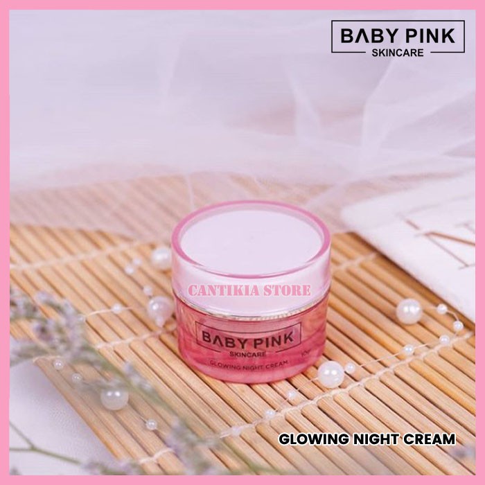 NIGHT CREAM SUPER GLOW GLOWING ORIGINAL | BABY PINK SKINCARE GLOWING NIGHT CREAM RESMI BPOM
