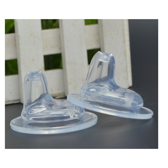 BSS Empeng Puting Dot Botol Model Mulut Bebek