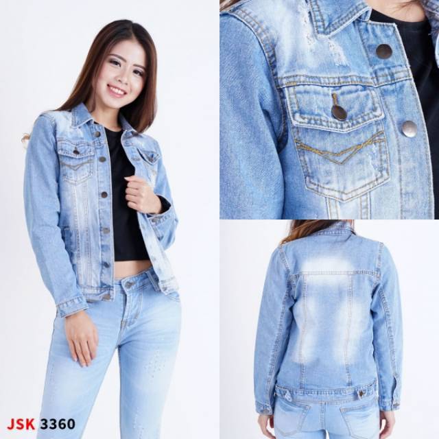 Jaket Jeans Wanita Denim Jeans JSK Jeans